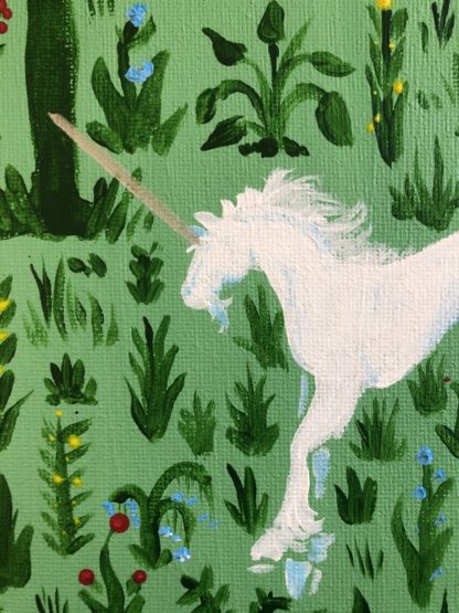 White Unicorn Detail