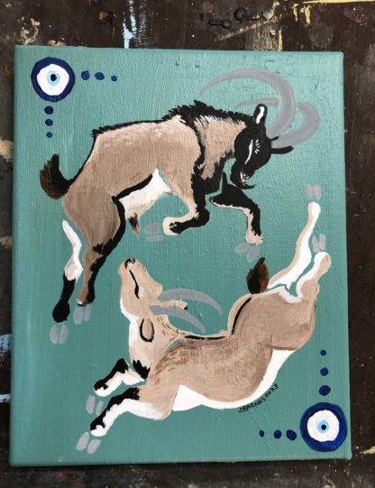 Bezoar Ibex Painting