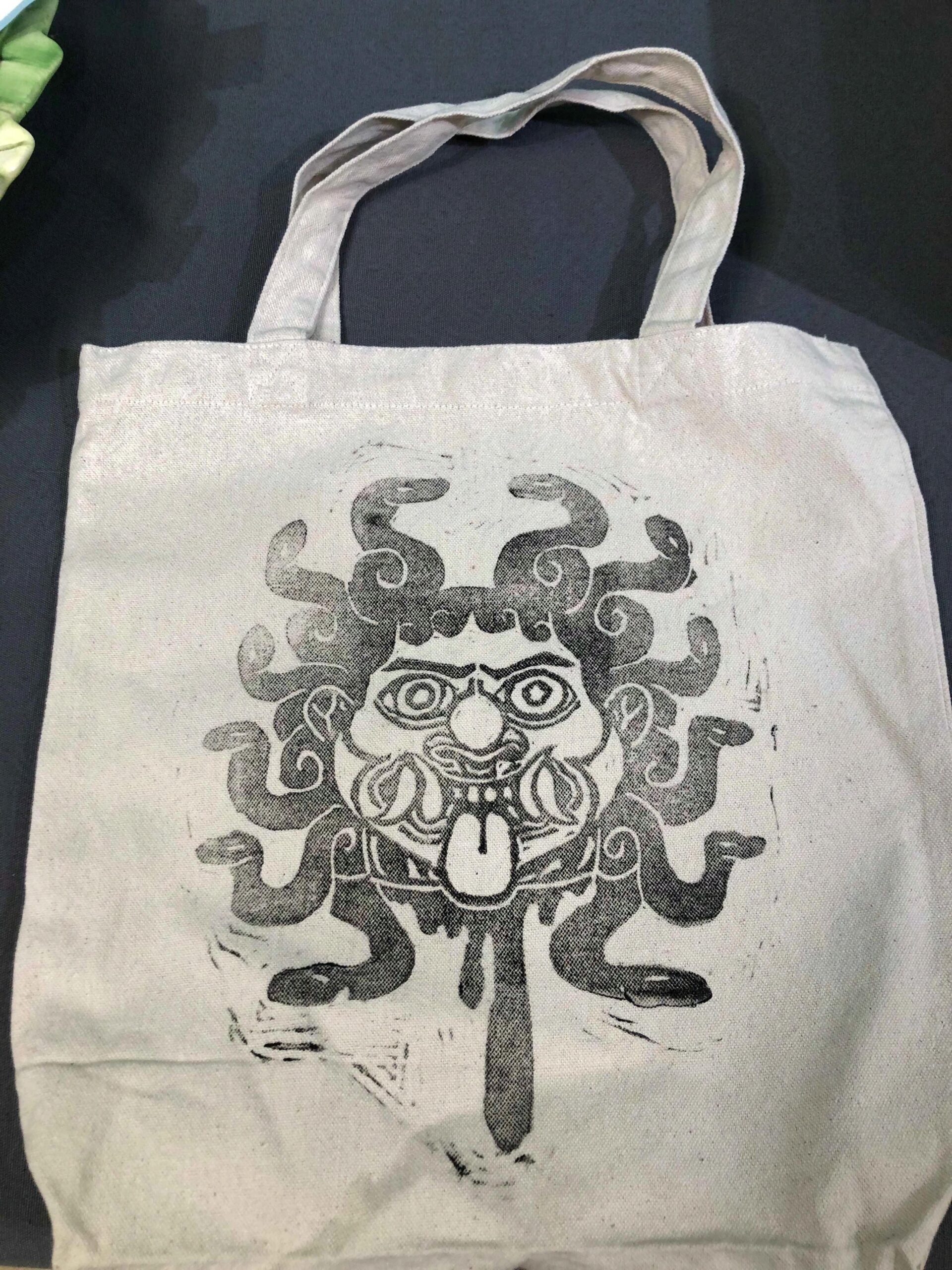 Gorgon Lino Print Bags