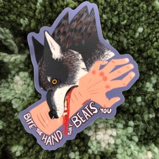 Bite the Hand Stickers