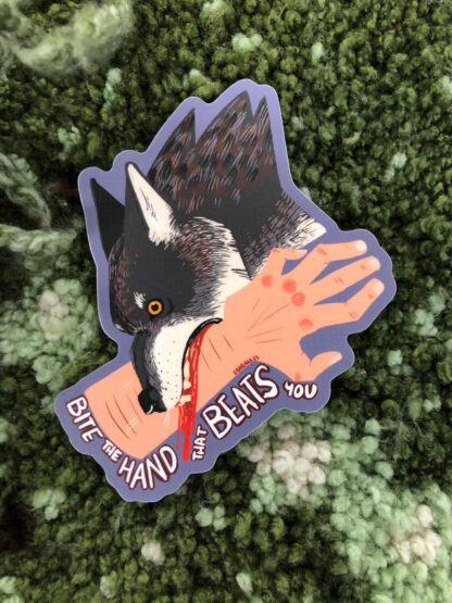 Bite the Hand Stickers