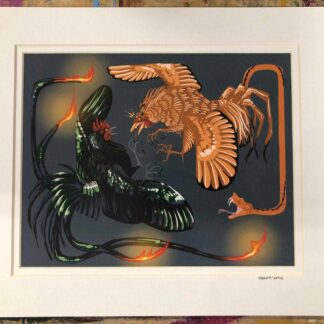 Aitvaras and Basilisk Print