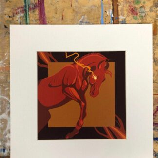 Fire Horse Print