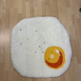 Giant Fried Egg Rug